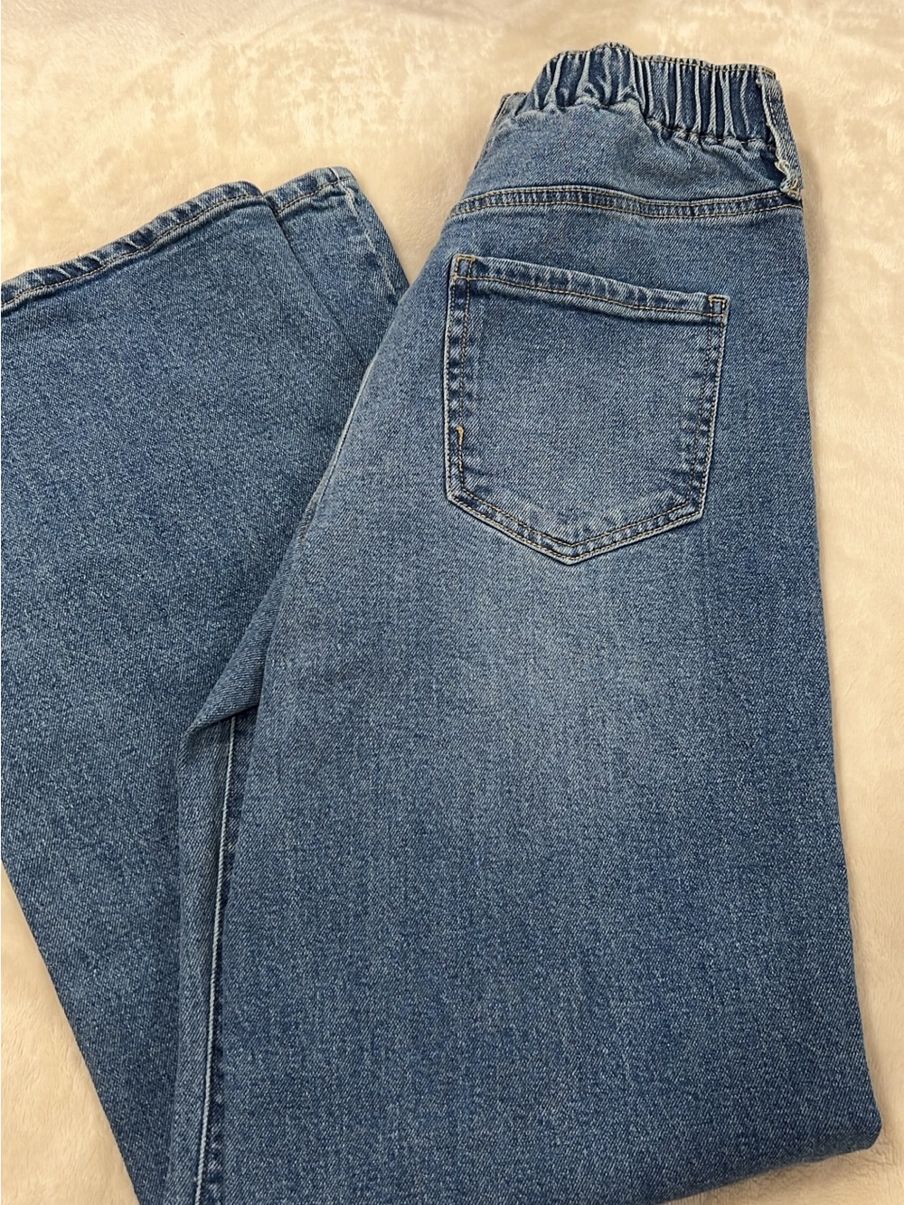 No Boundaries Women's Medium Blue Elastic Waist Jeans